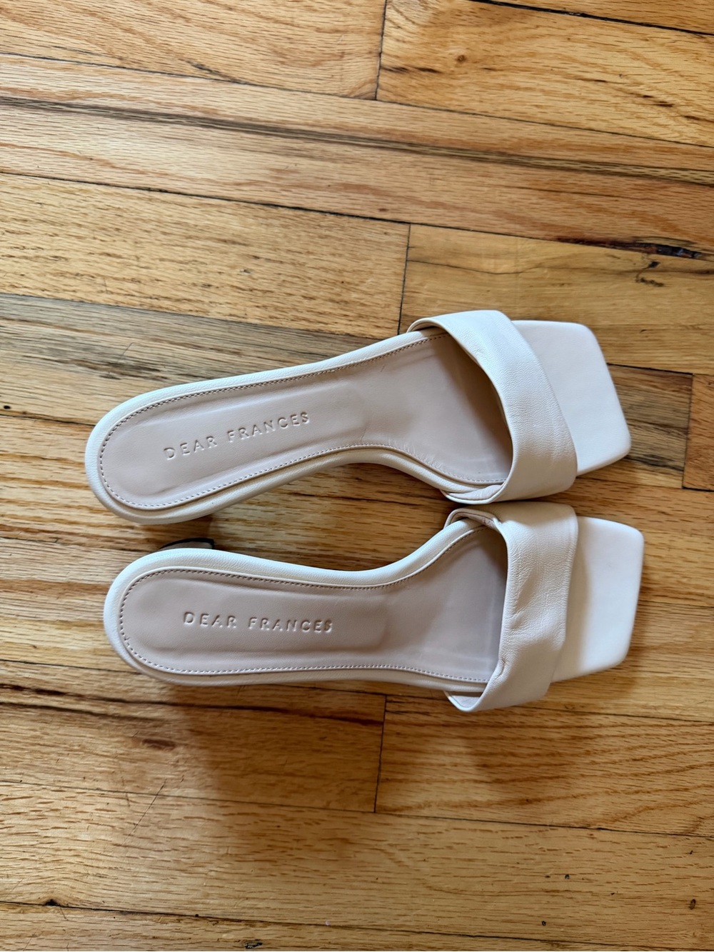 Dear Frances Cream / Cow Print Heels